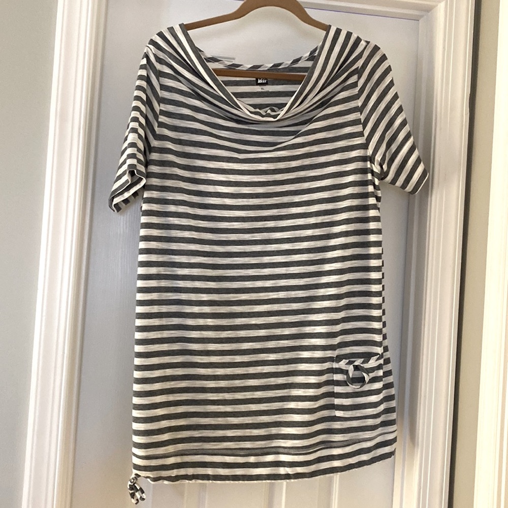 REI XL Sariska Drape Neck Top/ Tunic/ Coverup